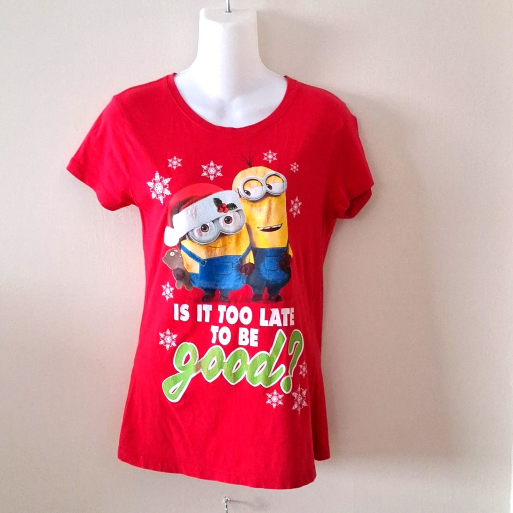 Minions Holiday Winter T Shirt
